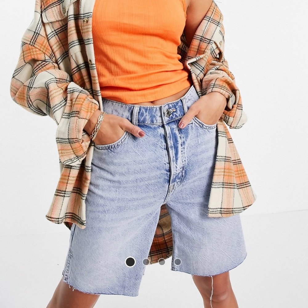 River island denim shorts